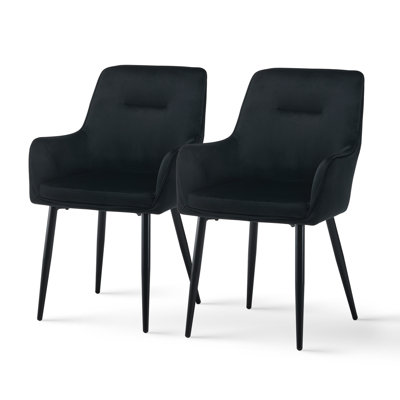 Gelnett 50cm H Velvet Upholstered Armchair
