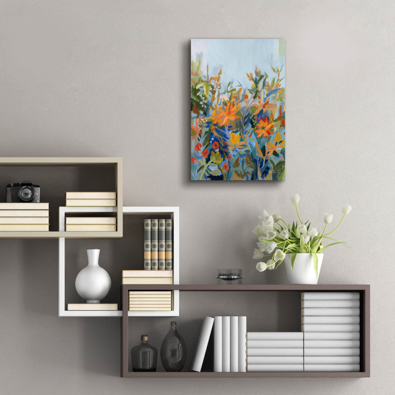 «Blue Spring» par Pamela Munger, art mural en verre acrylique, H 24 po x l 16 po x P 0,2 po