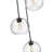 Jemnice 3 - Light Steel Dimmable Tiered Chandelier