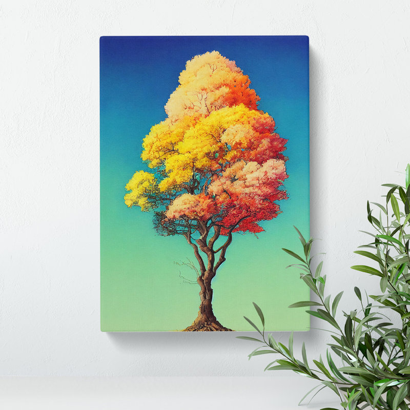 Awesome Tree No.1 - Wrapped Canvas, 50cm H x 35cm W x 3cm D