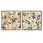 Lunaire - Ensemble de 2 collages carrés botaniques abstraits-101849239-101849234