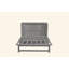 Grand lit escamotable avec port USB et tablettes amovibles de chaque côté, lit escamotable en pin massif pour bureau à domicile, chambre d'amis, gris-978480452-884469246