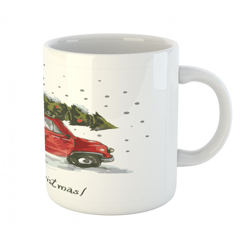 Grande tasse à café ere xmas tree