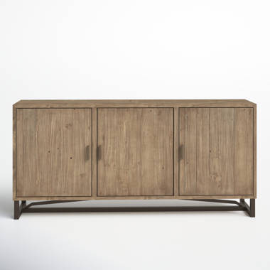 Joss & Main Buffet en bois d'acacia massif à 3 tiroirs Eloise et  Commentaires - Wayfair Canada