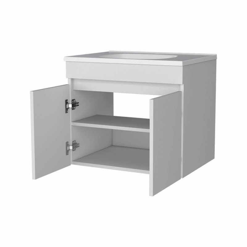 Coiffeuse avec 2 portes, Blanc