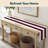 Burgundy Striped Table Runner 108" x 14"-27798565-27778789