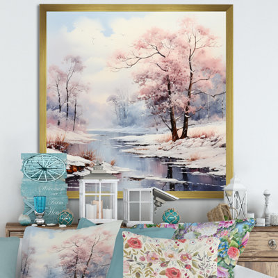 «Winter Landscape Frosty Morning II», reproduction sur toile