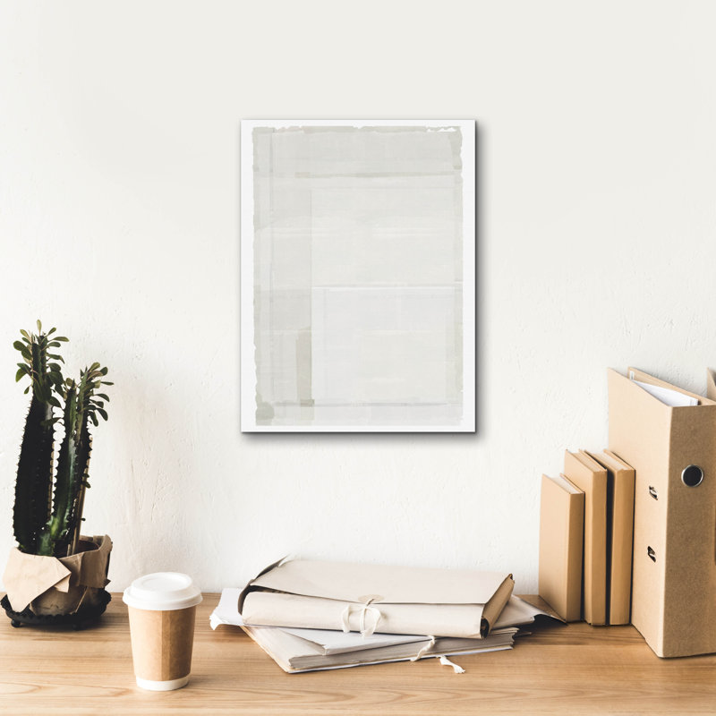 «Epic Graffiti» «White On White 1» par Cartissi, art mural sur toile, 12 po x 16 po, H 16 po x l 12 po
