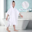 Serviettes de bain unisexes courtes en ratine de coton pour enfants avec poches et capuchon Extli-33246579-33246586