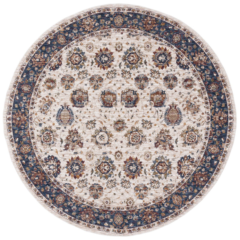 Deriel 700 Performance Southwestern Rug, Round 6'7"