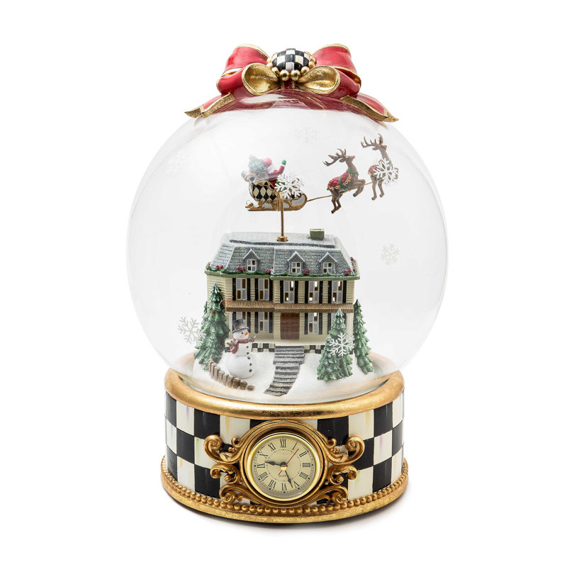 Magic Christmas Globe Clock