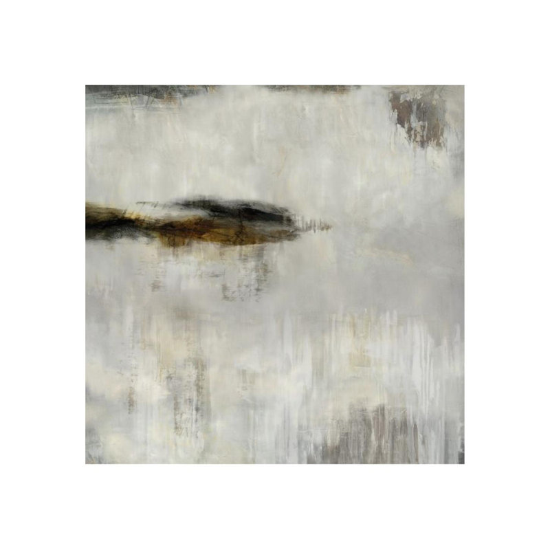 Luna I par Paul Duncan - Peinture, Image au pinceau gel, H 36 po x l 36 po x P 1,5 po