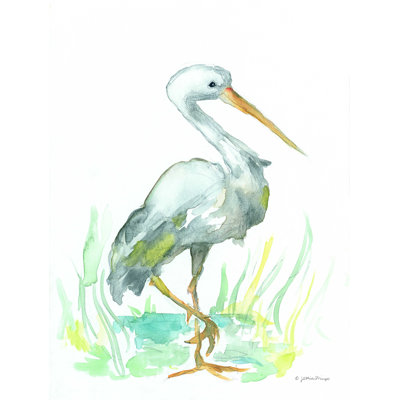 Cigogne - reproduction sur toile tendue
