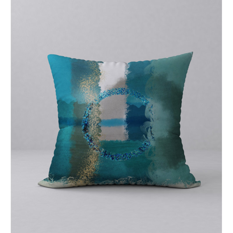 Housse de coussin décorative carrée à valeur sonore, 20 po x 20 po