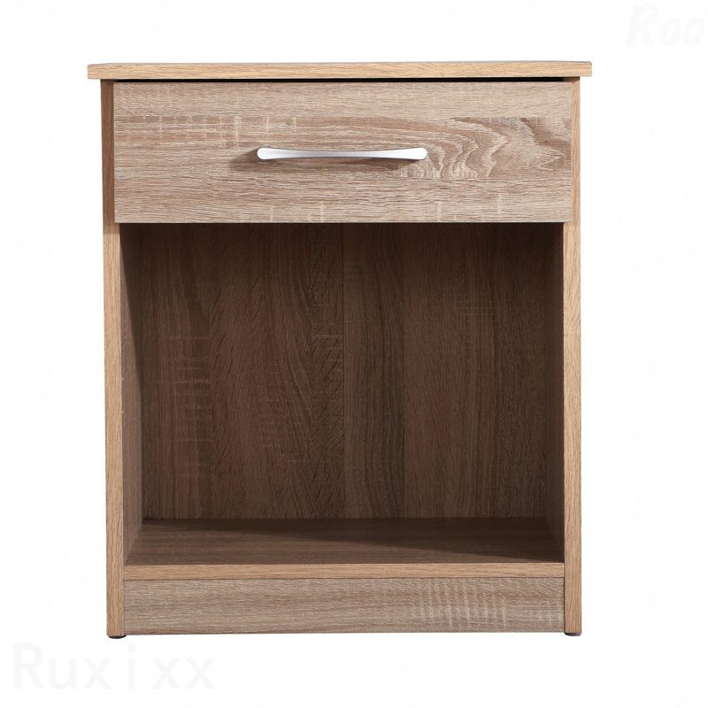 Table de chevet Sandle, Brun