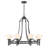 Hoekstra 8-Light Chandelier in Matte Black-1288509320