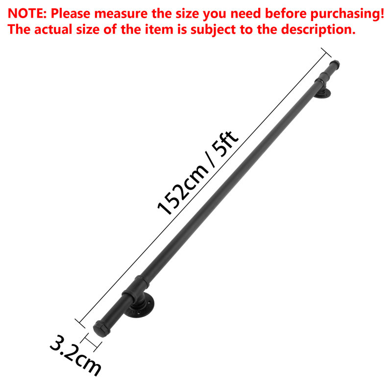1.25" Stair Railing Handrail