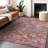 Premium Machine Washable Prisco Pink Rug-2085619172