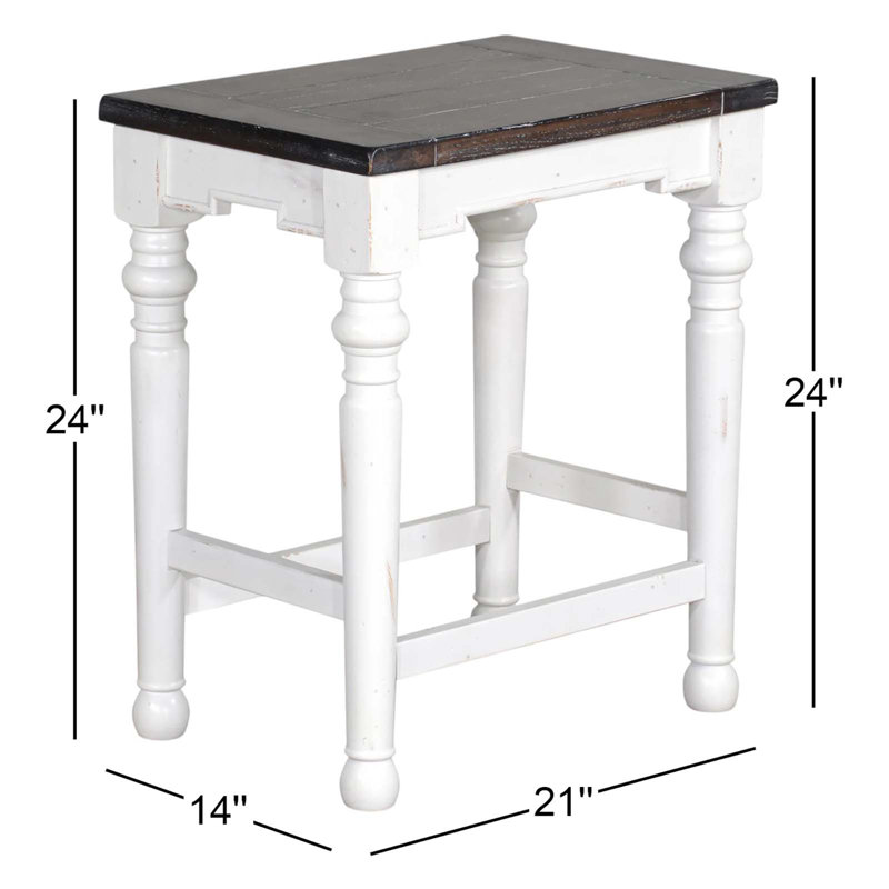 Toucha Solid Wood Counter Stool