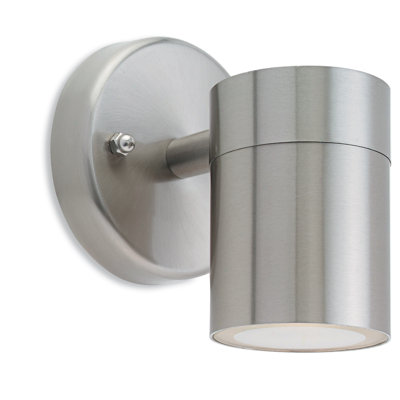 Fusion Stainless Steel 10cm H Outdoor Armed Sconce