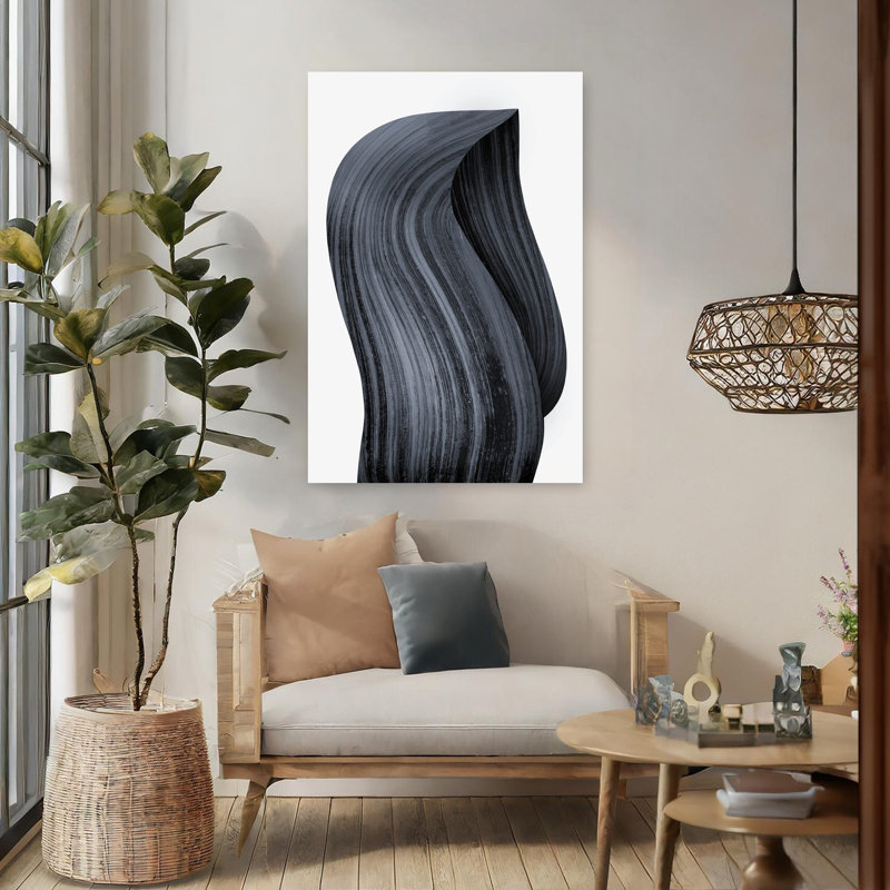 Art contemporain abstrait géométrique contemporain, H 48 po x l 32 po