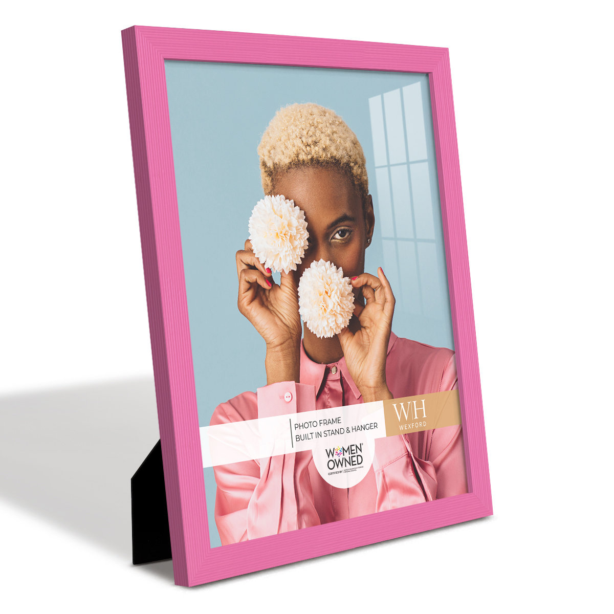 Apolline Wood Picture Frame, Pink, 5" x 7"