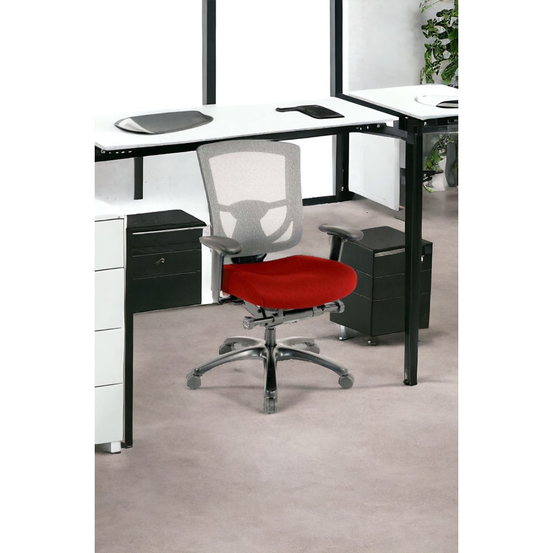 Chaise de bureau réglable, Rouge