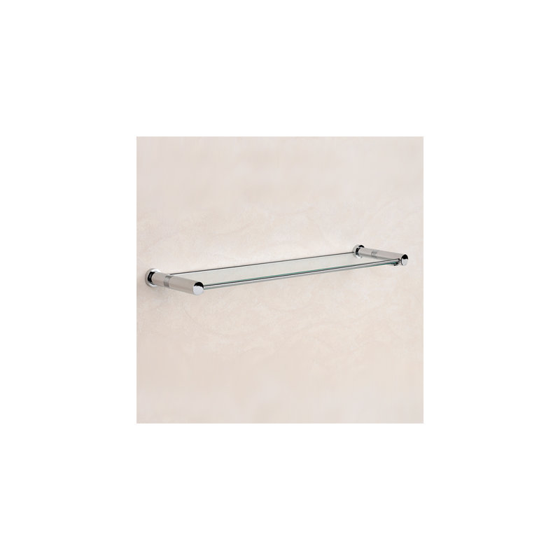Tablette murale Cylinder, Chrome