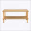 Table basse moderne à 2 niveaux pour le salon, conception rectangulaire avec tablette ouverte, durable et facile à assembler-1195907367
