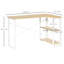 Cublington L-Shaped Metal Base Executive Desk