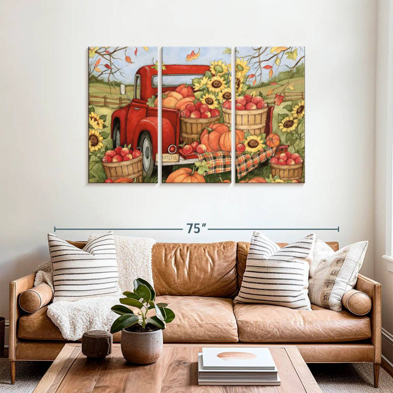 Truckin Along II, 36" H x 57" W