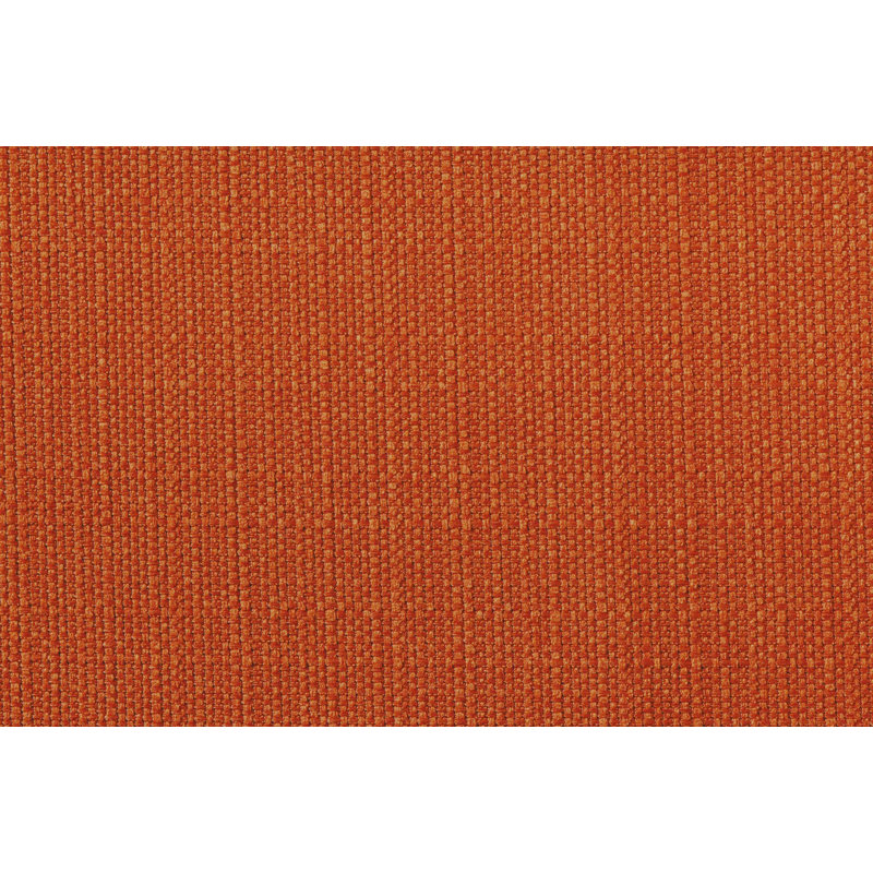 Fauteuil Bradyn en polyester touffeté à large largeur 77,47 po, Orange