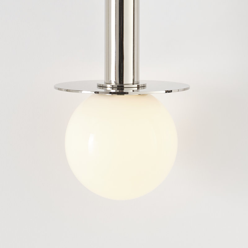 Nodes 2 - Light Dimmable Armed Sconce  by Kelly Wearstler, Polished Nickel