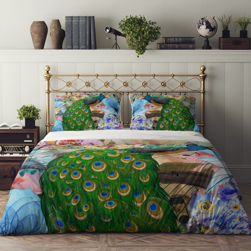 Animal Print Duvet Cover, King Duvet Cover + 2 King Shams