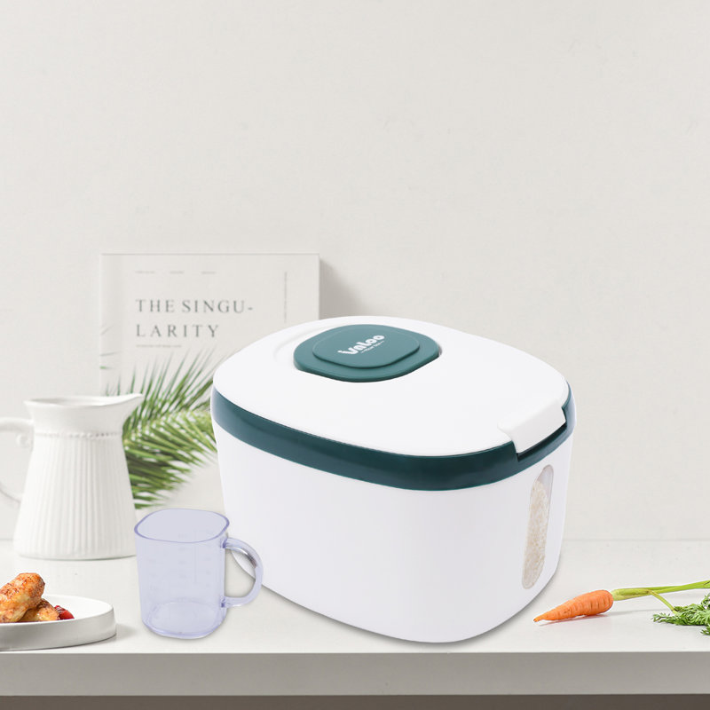 Contenant alimentaire Braidan, Blanc / vert foncé