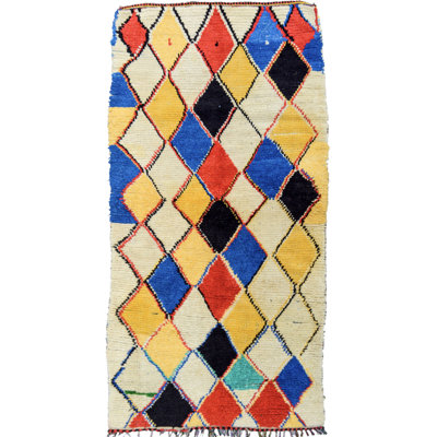 One-of-a-Kind Runner 3' X 6' Hand Knotted Area Rug