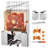 VEVOR Commercial Orange Juicer Machine with Automatic Peeling Function
