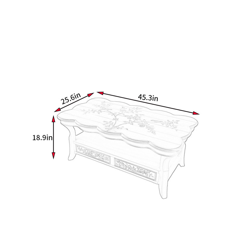 American Retro Style Coffee Table