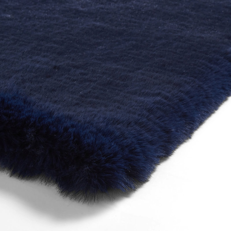 Tallac area rug Table Tufted Rectangle Navy, Rectangle 60cm x 120cm