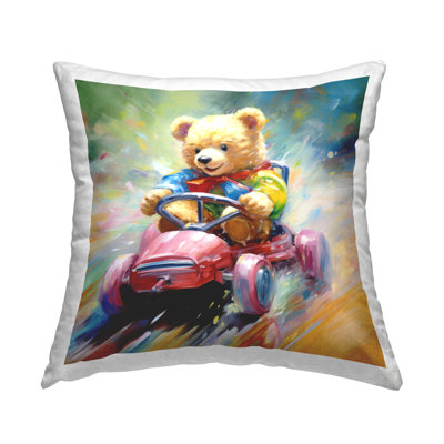 Coussin décoratif Bear Bear Go Kart