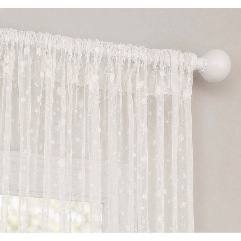 Borba Sheer Curtain Single Panel, 54" W x 84" L