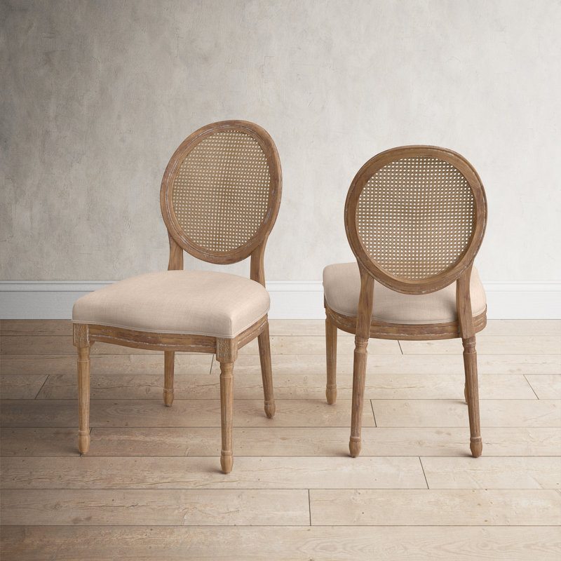 Pelaez 20" Wide Dining Chair with Cane Back