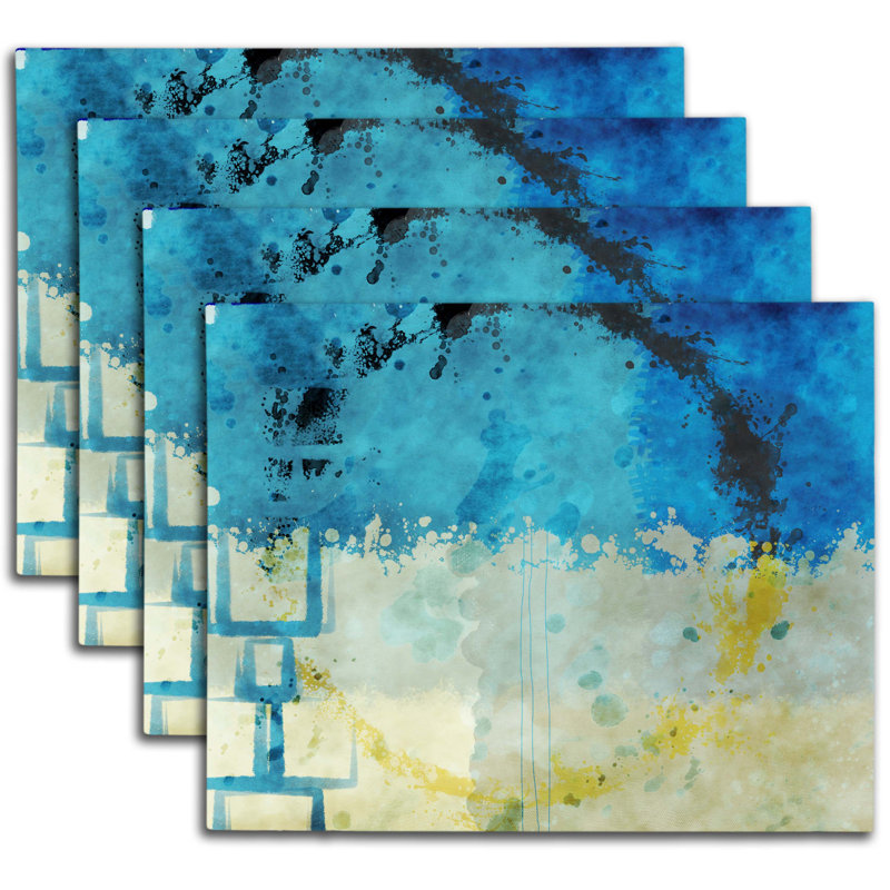 Napperon abstrait en polyester