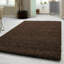 Verona Thick Brown Shaggy Area Rug – Soft Pile, Non-Slip, Durable Polypropylene Carpet for Living Room, Bedroom & Hallway-39427596