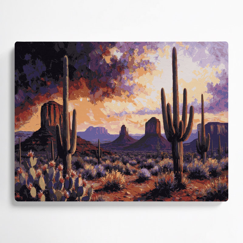 «USA State Arizona», art mural en métal mauve, H 11 po x l 14 po x P 0,05 po