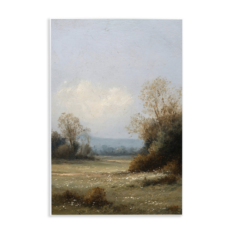 «Silent Little Meadow», plaque murale par Petal Prints Design, 19 x 13