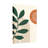 Abstract Abstract Leaves Sunburst Pattern Design Art