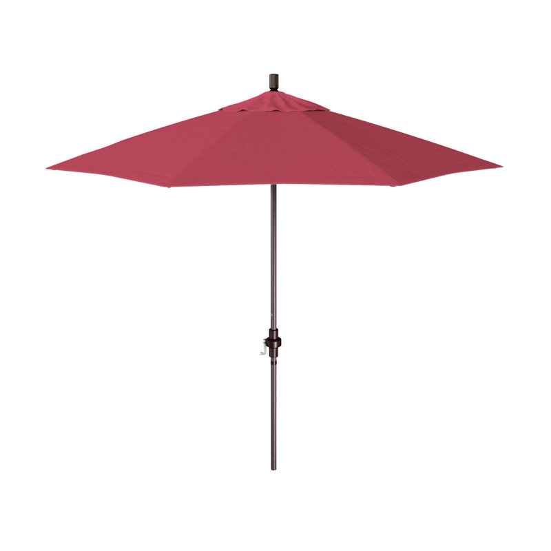Parasol de marché 9 pi Ravensworth, Toile Sunbrella® rose vif