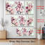 Pivoine, impression sur toile, ensemble de 3-118088994