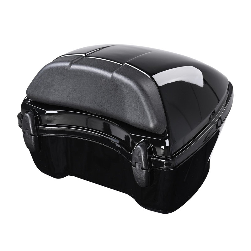  33L Universal Motorcycle Tour Tail Box Scooter Trunk Storage w/ Lock Case